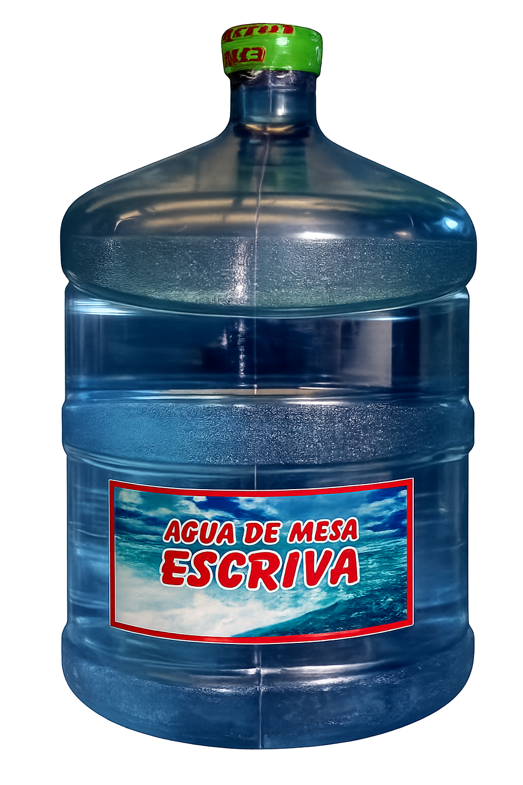 Bidón de agua retornable de 20 litros con entrega a domicilio en Zona Norte