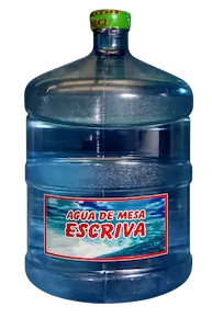 Bidón de agua retornable de 20 litros para hogar u oficina