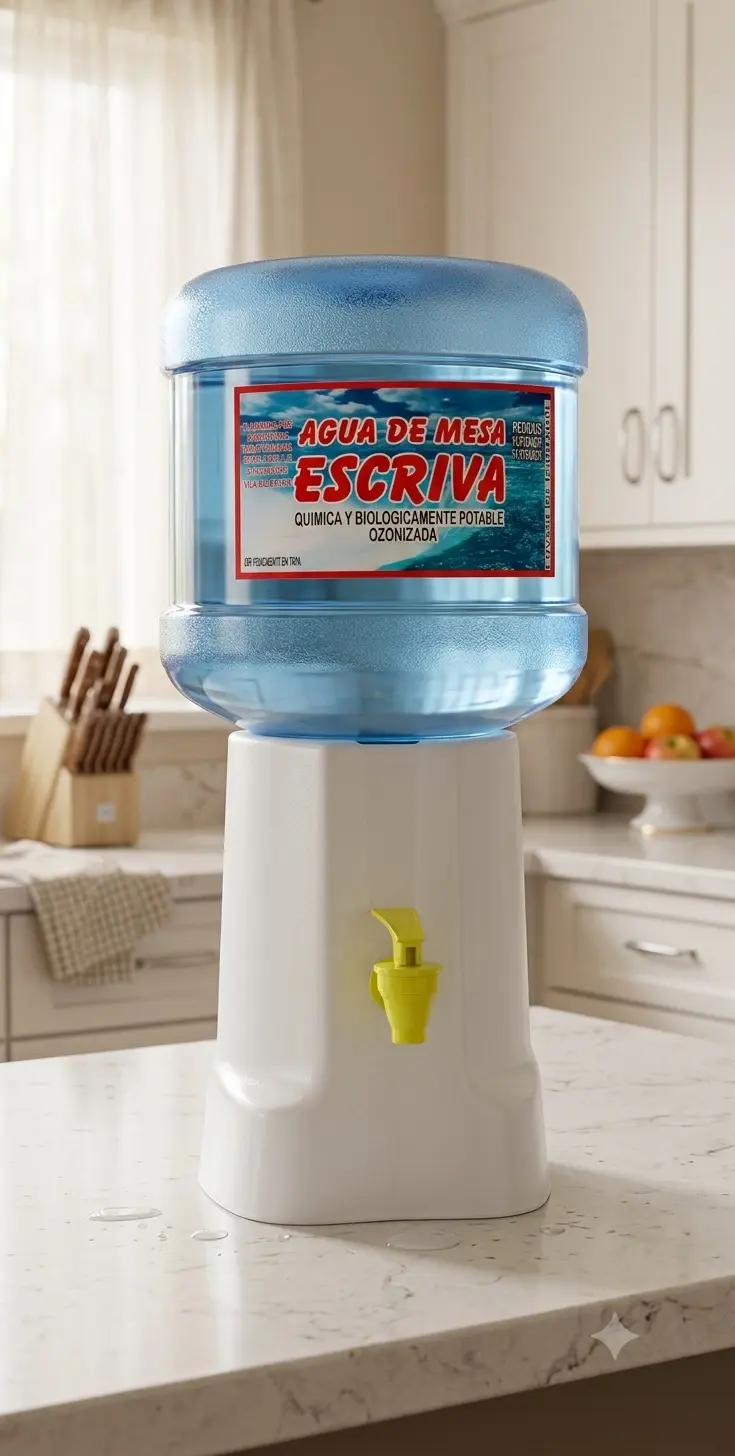Bidón de agua con dispenser para uso en hogares y empresas