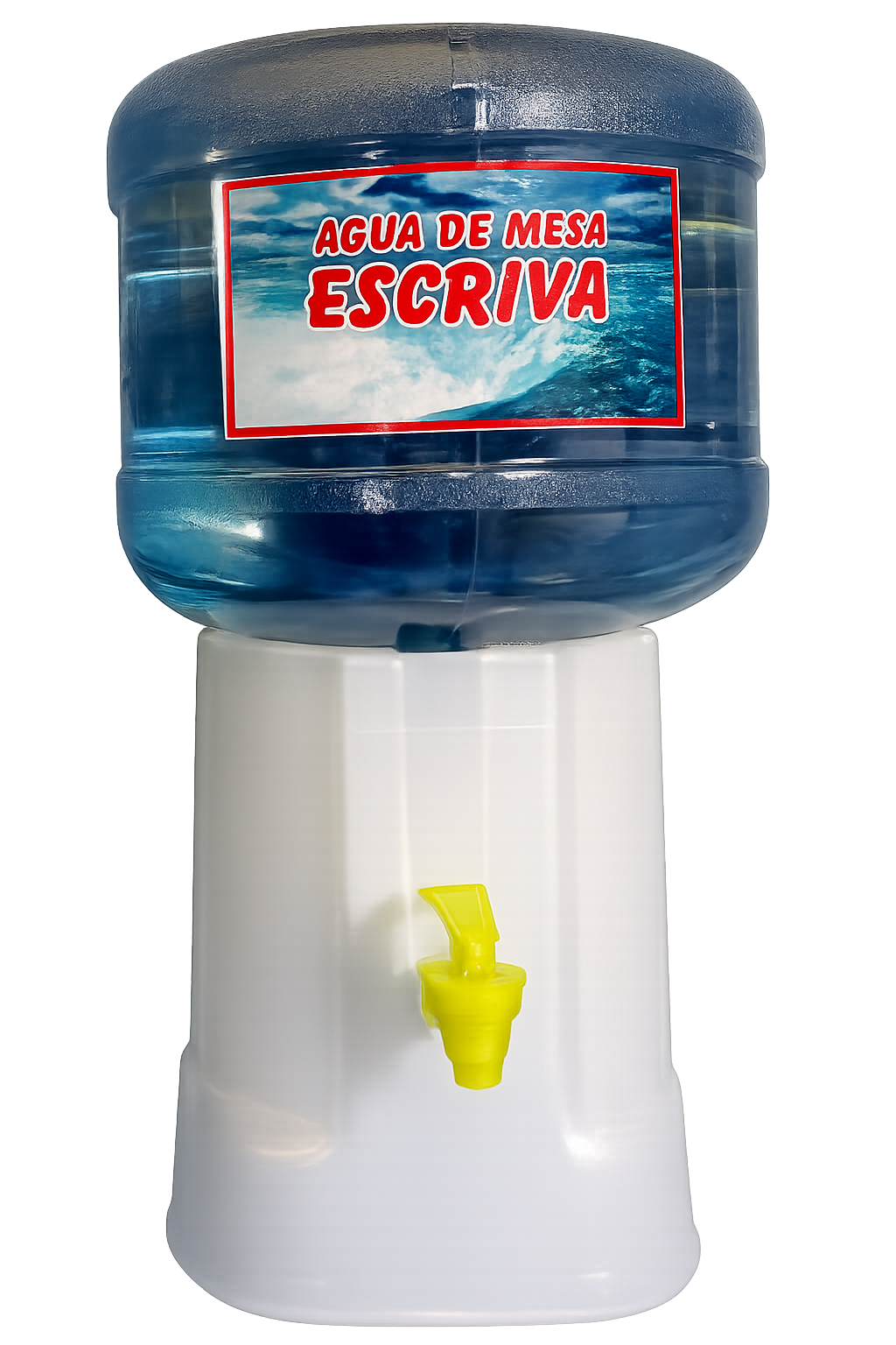 Bidón de agua con dispenser para uso en hogares y oficinas